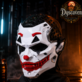 Masque cyberpunk tressé en résine 2D, accessoire cosplay anime et jeu de rôle, cadeau Halloween original