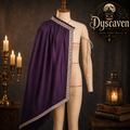 Cape de guerrier médiévale demi-épaule, style Ranger Renaissance, costume homme pour LARP, Halloween et fête médiévale